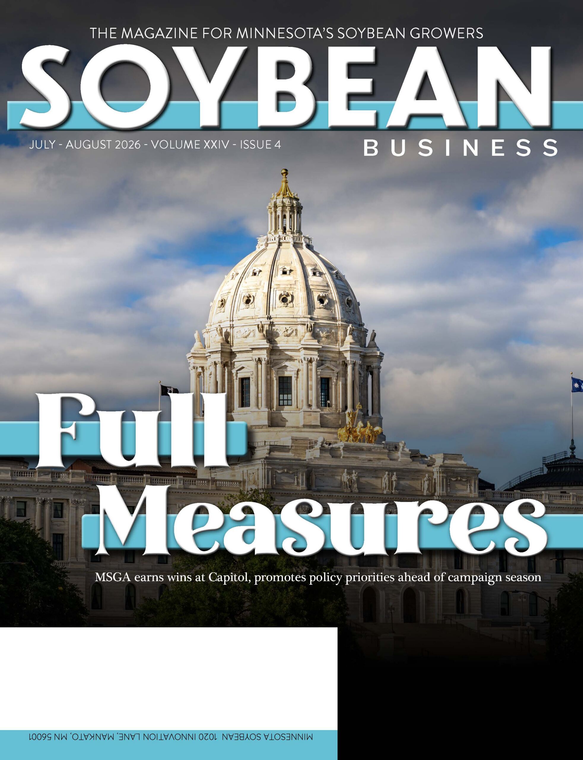 Soybean Business magazine July-August 2026 issue, Full Measures.