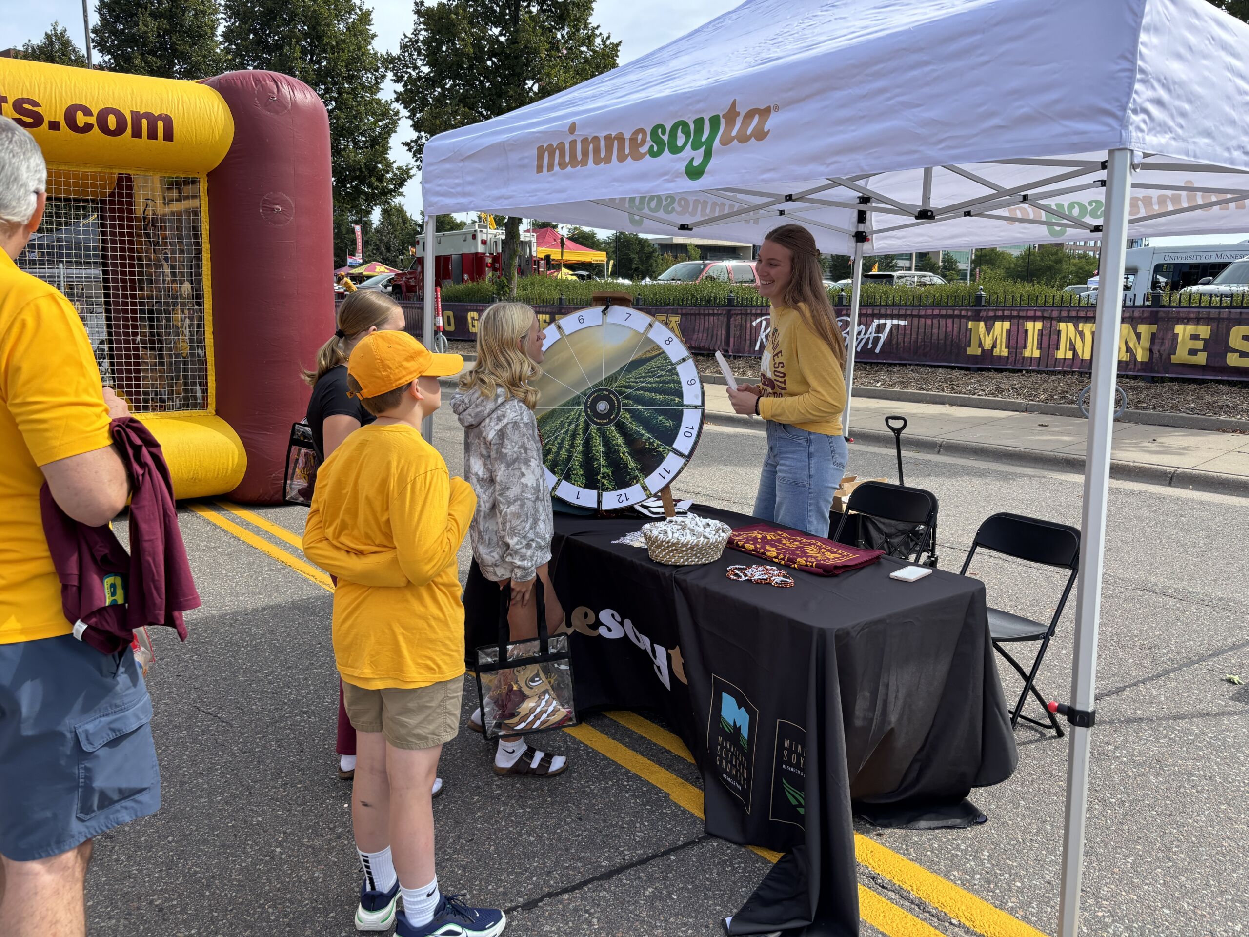 Minnesota Soybean Research & Promotion Council sponsored at the UMN Ag & Food Day.